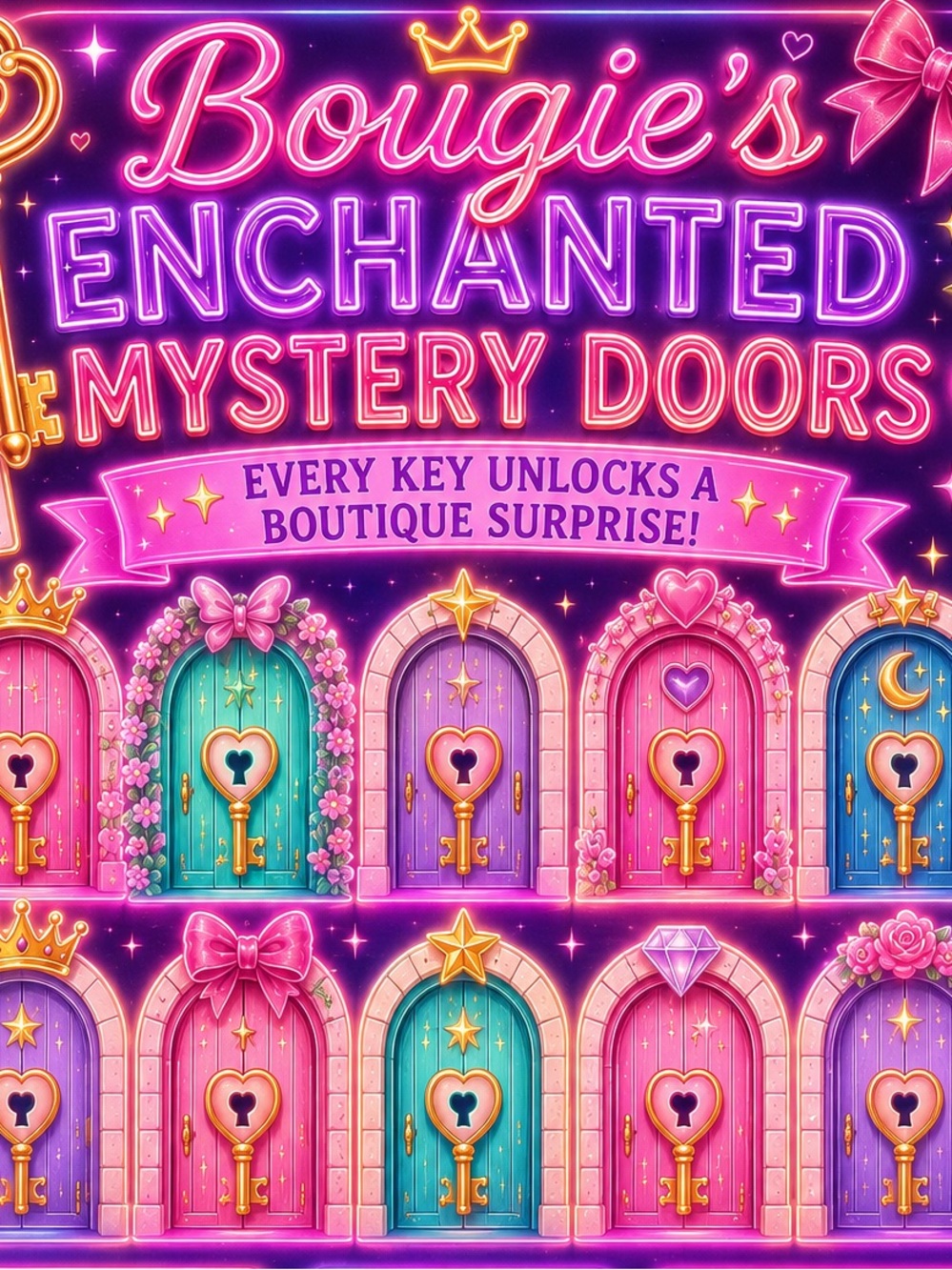 KEYS TO BOUGIES MAGICAL ENCHANTED MYSTERY DOORS